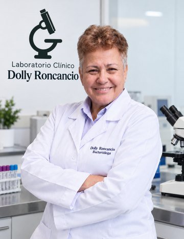 Dolly Roncancio, bacterióloga, directora del laboratorio